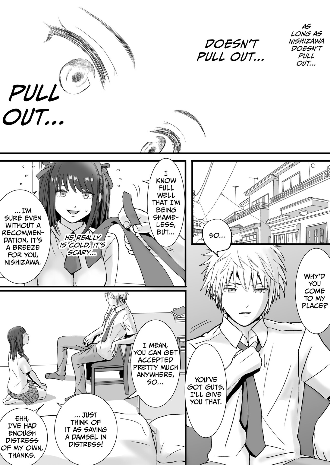 Hentai Manga Comic-You Said It'd Just Be Grinding... But You Ended up Slipping It In. Now I'm Just the Top Student's Toy.-Read-5